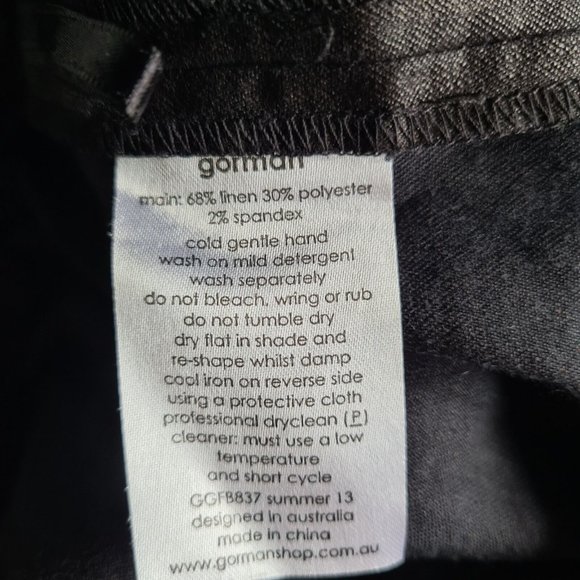 Gorman Linen Blend Shorts Size 12 - Picture 4 of 5